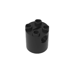 Brick Round 2 x 2 x 2 Robot Body – without Bottom Axle Holder #30361 Brick Round 2 x 2 x 2 Robot Body – without Bottom Axle Holder #30361 - 80-Black Lego Block Sets Alternative