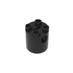 Brick Round 2 x 2 x 2 Robot Body – without Bottom Axle Holder #30361 Brick Round 2 x 2 x 2 Robot Body – without Bottom Axle Holder #30361 - 80-Black Lego Block Sets Alternative