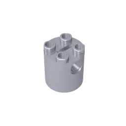 Brick Round 2 x 2 x 2 Robot Body – without Bottom Axle Holder #30361 Brick Round 2 x 2 x 2 Robot Body – without Bottom Axle Holder #30361 - 73-Flat Silver Lego Block Sets Alternative