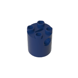 Brick Round 2 x 2 x 2 Robot Body – without Bottom Axle Holder #30361 Brick Round 2 x 2 x 2 Robot Body – without Bottom Axle Holder #30361 - 55-Dark Blue Lego Block Sets Alternative