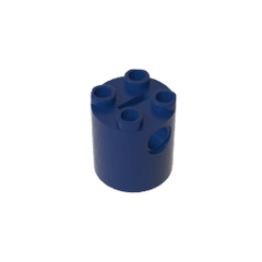 Brick Round 2 x 2 x 2 Robot Body – without Bottom Axle Holder #30361 Brick Round 2 x 2 x 2 Robot Body – without Bottom Axle Holder #30361 - 55-Dark Blue Lego Block Sets Alternative