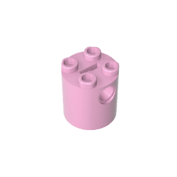 Brick Round 2 x 2 x 2 Robot Body – without Bottom Axle Holder #30361 Brick Round 2 x 2 x 2 Robot Body – without Bottom Axle Holder #30361 - 11-Bright Pink Lego Block Sets Alternative