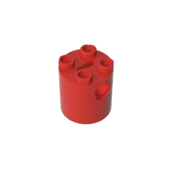 Brick Round 2 x 2 x 2 Robot Body – without Bottom Axle Holder #30361 Brick Round 2 x 2 x 2 Robot Body – without Bottom Axle Holder #30361 - 10-Red Lego Block Sets Alternative