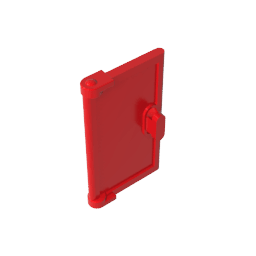 Door 1 x 2 x 3 with Vertical Handle, New Mold for Tabless Frames #60614 Door 1 x 2 x 3 with Vertical Handle, New Mold for Tabless Frames #60614 - 10-Red Lego Block Sets Alternative