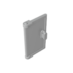 Door 1 x 2 x 3 with Vertical Handle, New Mold for Tabless Frames #60614 Door 1 x 2 x 3 with Vertical Handle, New Mold for Tabless Frames #60614 - 71-Light Bluish Gray Lego Block Sets Alternative