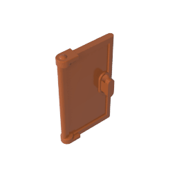 Door 1 x 2 x 3 with Vertical Handle, New Mold for Tabless Frames #60614 Door 1 x 2 x 3 with Vertical Handle, New Mold for Tabless Frames #60614 - 83-Dark Orange Lego Block Sets Alternative