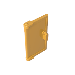 Door 1 x 2 x 3 with Vertical Handle, New Mold for Tabless Frames #60614 Door 1 x 2 x 3 with Vertical Handle, New Mold for Tabless Frames #60614 - 36-Bright Light Orange Lego Block Sets Alternative