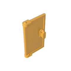 Door 1 x 2 x 3 with Vertical Handle, New Mold for Tabless Frames #60614 Door 1 x 2 x 3 with Vertical Handle, New Mold for Tabless Frames #60614 - 36-Bright Light Orange Lego Block Sets Alternative