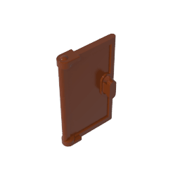 Door 1 x 2 x 3 with Vertical Handle, New Mold for Tabless Frames #60614 Door 1 x 2 x 3 with Vertical Handle, New Mold for Tabless Frames #60614 - 81-Reddish Brown Lego Block Sets Alternative
