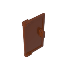 Door 1 x 2 x 3 with Vertical Handle, New Mold for Tabless Frames #60614 Door 1 x 2 x 3 with Vertical Handle, New Mold for Tabless Frames #60614 - 81-Reddish Brown Lego Block Sets Alternative