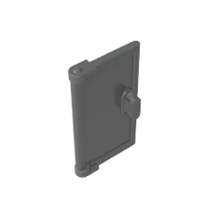 Door 1 x 2 x 3 with Vertical Handle, New Mold for Tabless Frames #60614 Door 1 x 2 x 3 with Vertical Handle, New Mold for Tabless Frames #60614 - 72-Dark Bluish Gray Lego Block Sets Alternative
