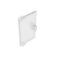 Door 1 x 2 x 3 with Vertical Handle, New Mold for Tabless Frames #60614 Door 1 x 2 x 3 with Vertical Handle, New Mold for Tabless Frames #60614 - 180-Trans Clear Lego Block Sets Alternative