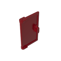 Door 1 x 2 x 3 with Vertical Handle, New Mold for Tabless Frames #60614 Door 1 x 2 x 3 with Vertical Handle, New Mold for Tabless Frames #60614 - 14-Dark Red Lego Block Sets Alternative