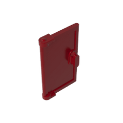 Door 1 x 2 x 3 with Vertical Handle, New Mold for Tabless Frames #60614 Door 1 x 2 x 3 with Vertical Handle, New Mold for Tabless Frames #60614 - 14-Dark Red Lego Block Sets Alternative