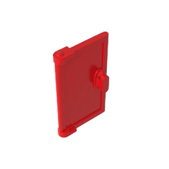 Door 1 x 2 x 3 with Vertical Handle, New Mold for Tabless Frames #60614 Door 1 x 2 x 3 with Vertical Handle, New Mold for Tabless Frames #60614 - 10-Red Lego Block Sets Alternative