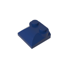 Brick Curved 2 x 2 x 2/3 Two Studs and Curved Slope End #47457 Brick Curved 2 x 2 x 2/3 Two Studs and Curved Slope End #47457 - 55-Dark Blue Lego Block Sets Alternative
