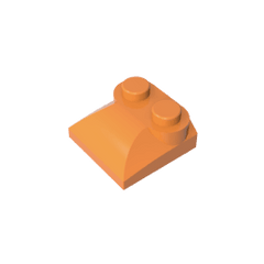 Brick Curved 2 x 2 x 2/3 Two Studs and Curved Slope End #47457 Brick Curved 2 x 2 x 2/3 Two Studs and Curved Slope End #47457 - 21-Orange Lego Block Sets Alternative