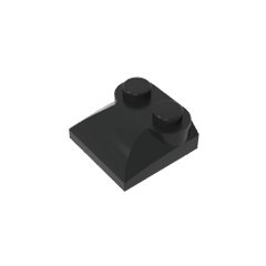 Brick Curved 2 x 2 x 2/3 Two Studs and Curved Slope End #47457 Brick Curved 2 x 2 x 2/3 Two Studs and Curved Slope End #47457 - 80-Black Lego Block Sets Alternative
