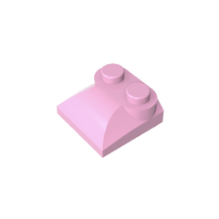 Brick Curved 2 x 2 x 2/3 Two Studs and Curved Slope End #47457 Brick Curved 2 x 2 x 2/3 Two Studs and Curved Slope End #47457 - 11-Bright Pink Lego Block Sets Alternative