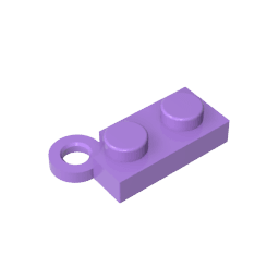 Hinge Plate 1 x 4 Swivel Base #2429 Hinge Plate 1 x 4 Swivel Base #2429 - 62-Medium Lavender Lego Block Sets Alternative