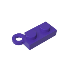 Hinge Plate 1 x 4 Swivel Base #2429 Hinge Plate 1 x 4 Swivel Base #2429 - 60-Dark Purple Lego Block Sets Alternative