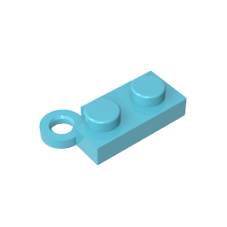 Hinge Plate 1 x 4 Swivel Base #2429 Hinge Plate 1 x 4 Swivel Base #2429 - 46-Medium Azure Lego Block Sets Alternative