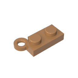Hinge Plate 1 x 4 Swivel Base #2429 Hinge Plate 1 x 4 Swivel Base #2429 - 84-Medium Dark Flesh Lego Block Sets Alternative