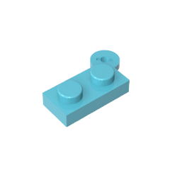 Hinge Plate 1 x 4 Swivel Top #2430 Hinge Plate 1 x 4 Swivel Top #2430 - 46-Medium Azure Lego Block Sets Alternative