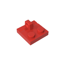 Hinge Plate 2 x 2 Locking with 1 Finger on Top #92582 Hinge Plate 2 x 2 Locking with 1 Finger on Top #92582 - 10-Red Lego Block Sets Alternative