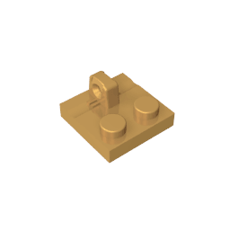 Hinge Plate 2 x 2 Locking with 1 Finger on Top #92582 Hinge Plate 2 x 2 Locking with 1 Finger on Top #92582 - 35-Pearl Gold Lego Block Sets Alternative
