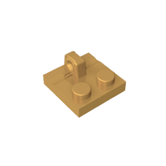 Hinge Plate 2 x 2 Locking with 1 Finger on Top #92582 Hinge Plate 2 x 2 Locking with 1 Finger on Top #92582 - 35-Pearl Gold Lego Block Sets Alternative