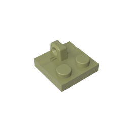 Hinge Plate 2 x 2 Locking with 1 Finger on Top #92582 Hinge Plate 2 x 2 Locking with 1 Finger on Top #92582 - 49-Olive Green Lego Block Sets Alternative