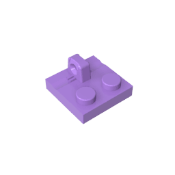 Hinge Plate 2 x 2 Locking with 1 Finger on Top #92582 Hinge Plate 2 x 2 Locking with 1 Finger on Top #92582 - 62-Medium Lavender Lego Block Sets Alternative