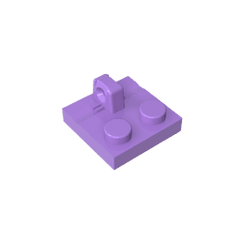 Hinge Plate 2 x 2 Locking with 1 Finger on Top #92582 Hinge Plate 2 x 2 Locking with 1 Finger on Top #92582 - 62-Medium Lavender Lego Block Sets Alternative