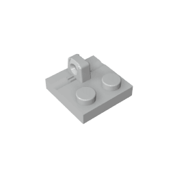 Hinge Plate 2 x 2 Locking with 1 Finger on Top #92582 Hinge Plate 2 x 2 Locking with 1 Finger on Top #92582 - 71-Light Bluish Gray Lego Block Sets Alternative