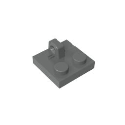 Hinge Plate 2 x 2 Locking with 1 Finger on Top #92582 Hinge Plate 2 x 2 Locking with 1 Finger on Top #92582 - 72-Dark Bluish Gray Lego Block Sets Alternative