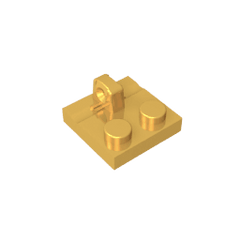 Hinge Plate 2 x 2 Locking with 1 Finger on Top #92582 Hinge Plate 2 x 2 Locking with 1 Finger on Top #92582 - 37-Bright Gold Lego Block Sets Alternative