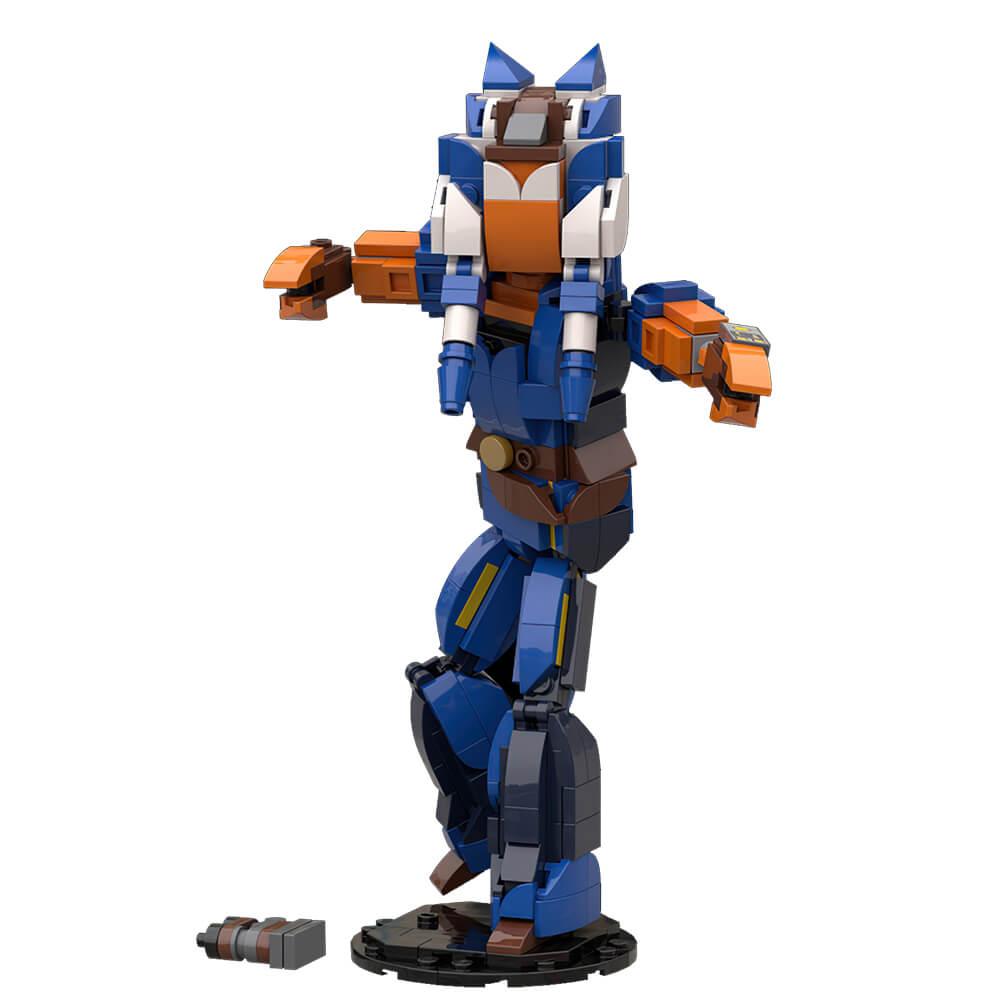 386PCS Ahsoka Tano action figure from The Clone Wars Space War MOC Building Block Bricks |MocPixel 386PCS Ahsoka Tano action figure from The Clone Wars Space War MOC Building Block Bricks |MocPixel - Default Title Lego Block Sets Alternative