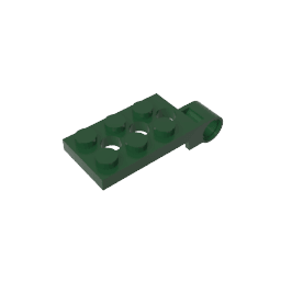 Hinge Plate 2 x 4 with Pin Hole – Top #98286 Hinge Plate 2 x 4 with Pin Hole – Top #98286 - 47-Dark Green Lego Block Sets Alternative