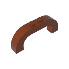Brick Arch 1 x 6 x 2 Curved Top #6183 Brick Arch 1 x 6 x 2 Curved Top #6183 - 81-Reddish Brown Lego Block Sets Alternative