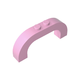 Brick Arch 1 x 6 x 2 Curved Top #6183 Brick Arch 1 x 6 x 2 Curved Top #6183 - 11-Bright Pink Lego Block Sets Alternative