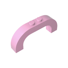 Brick Arch 1 x 6 x 2 Curved Top #6183 Brick Arch 1 x 6 x 2 Curved Top #6183 - 11-Bright Pink Lego Block Sets Alternative