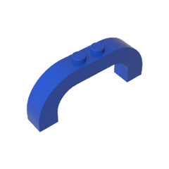 Brick Arch 1 x 6 x 2 Curved Top #6183 Brick Arch 1 x 6 x 2 Curved Top #6183 - 50-Blue Lego Block Sets Alternative