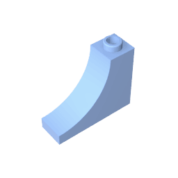 Brick Arch 1 x 3 x 2 Inverted [Inside Bow] #18653 Brick Arch 1 x 3 x 2 Inverted [Inside Bow] #18653 - 53-Bright Light Blue Lego Block Sets Alternative