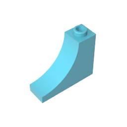 Brick Arch 1 x 3 x 2 Inverted [Inside Bow] #18653 Brick Arch 1 x 3 x 2 Inverted [Inside Bow] #18653 - 46-Medium Azure Lego Block Sets Alternative