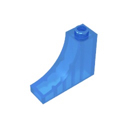 Brick Arch 1 x 3 x 2 Inverted [Inside Bow] #18653 Brick Arch 1 x 3 x 2 Inverted [Inside Bow] #18653 - 150-Trans Dark Blue Lego Block Sets Alternative