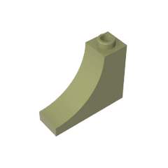 Brick Arch 1 x 3 x 2 Inverted [Inside Bow] #18653 Brick Arch 1 x 3 x 2 Inverted [Inside Bow] #18653 - 49-Olive Green Lego Block Sets Alternative