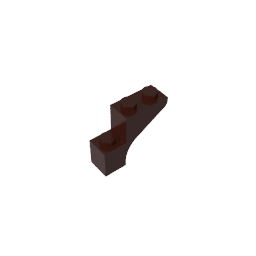 Brick Arch 1 x 3 x 2 #88292 Brick Arch 1 x 3 x 2 #88292 - 82-Dark Brown Lego Block Sets Alternative