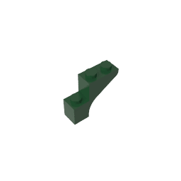 Brick Arch 1 x 3 x 2 #88292 Brick Arch 1 x 3 x 2 #88292 - 47-Dark Green Lego Block Sets Alternative