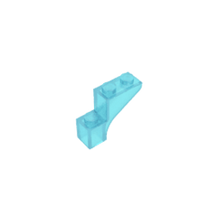 Brick Arch 1 x 3 x 2 #88292 Brick Arch 1 x 3 x 2 #88292 - 152-Trans Light Blue Lego Block Sets Alternative